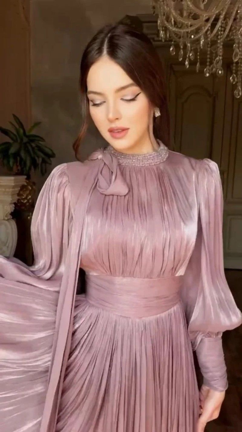 Dameskleding Hot Diamond Long Robe Swing Avondjurk_voghion.com