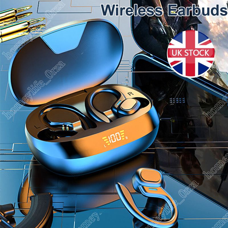 2024 TWS Drahtlose Kopfhörer Bluetooth Kopfhörer Ohr Haken Laufen Sport Ohrhörer_voghion.com