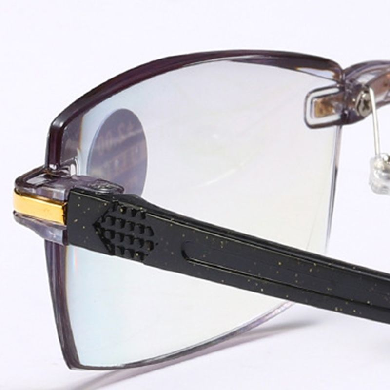 XinWq Imwete Unisex presbyopia kék fény blokkoló olvasást keret nélküli szemüveg nagyító_voghion.com