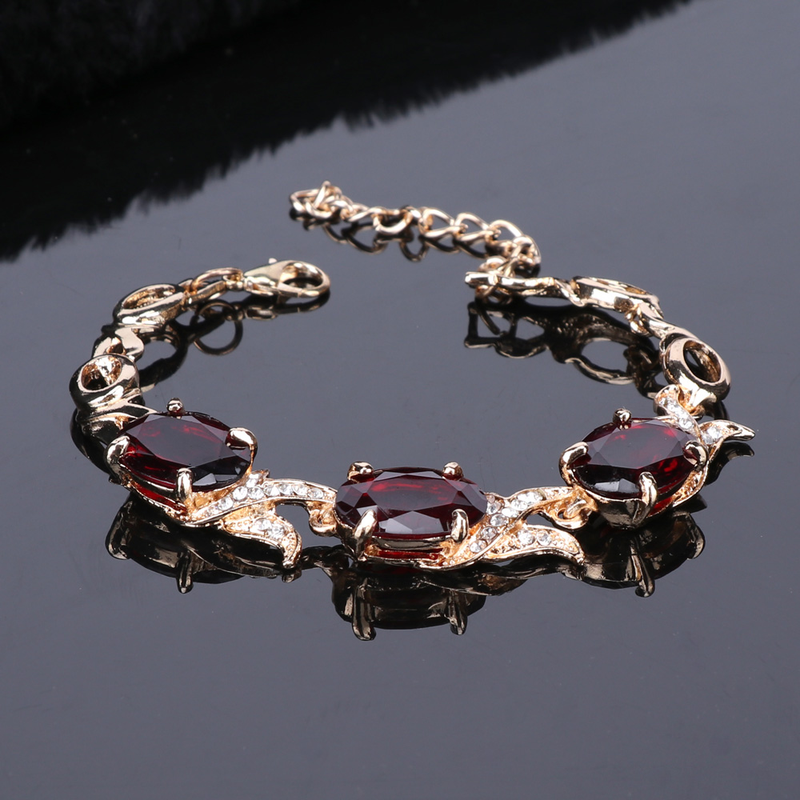 Set di gioielli per collana alla moda in cristallo rosso da sposa. Accessori per orecchini da sposa con perline africane da donna_voghion.com