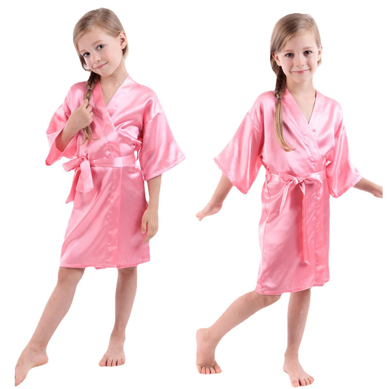 Women's clothing children's nightgown children's long hot diamond Flower Girl wedding flower girl cardigan diamond morning gown_voghion.com