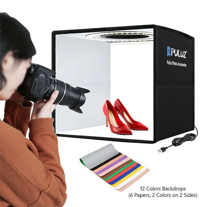 PULUZ Light Box Photographie 40 cm, Studio photo portable professionnel 16 pouces_voghion.com