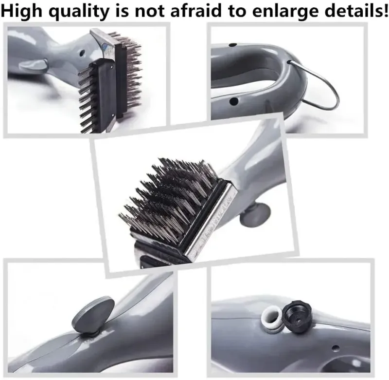 Barbecue Grill Outdoor Dampfreinigungsbürsten BBQ Reiniger Geeignet Für Holzkohle Schaber Gas Zubehör Kochen Küche Werkzeug_voghion.com