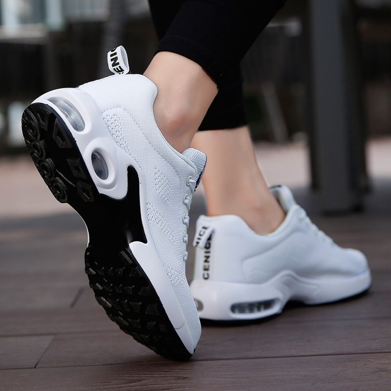 Scarpe da donna di grandi dimensioni scarpe da corsa casual con cuscino d'aria per studenti scarpe sportive in tessuto volante per donna_voghion.com