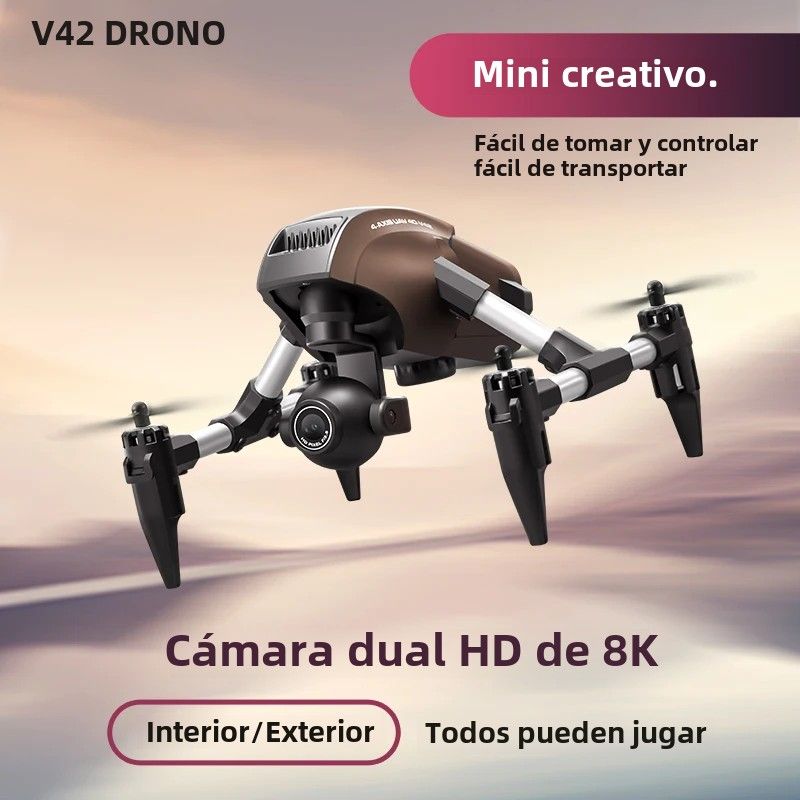 Mini drone FPV professionale con doppia telecamera 8K 5G WIFI GPS, quadricottero giocattolo con ostacolo su quattro lati_voghion.com
