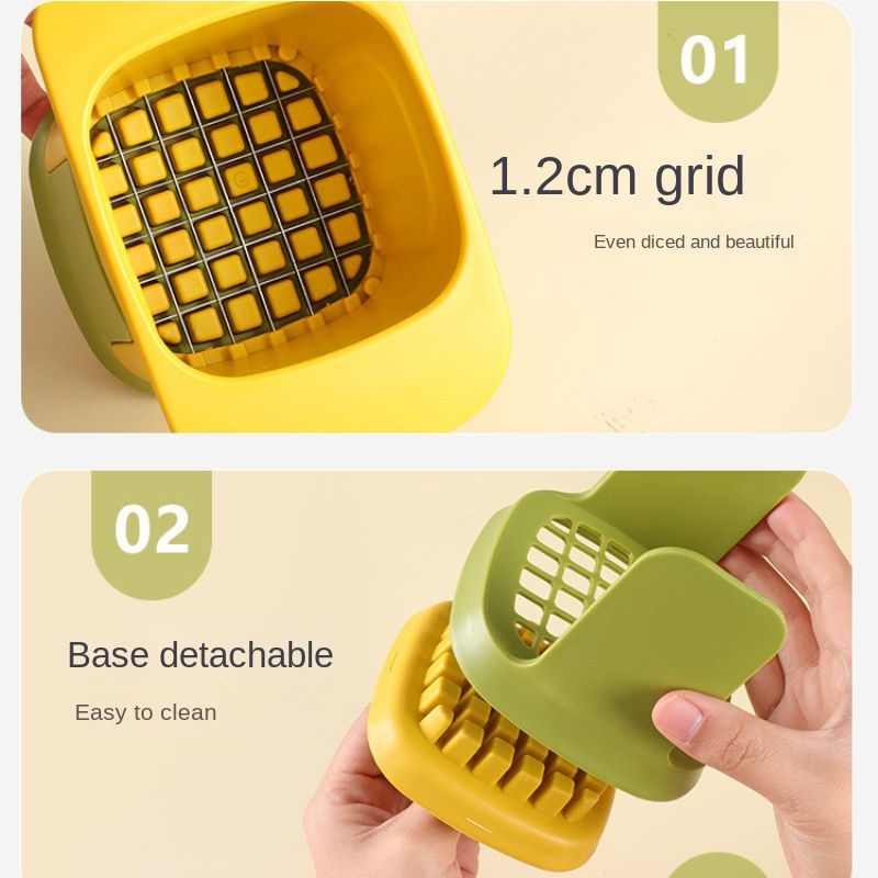 Multifunktion Ale Gemüse Hacker Pommes Frites Cutter Haushalt Hand Druck Zwiebel Dicer Gurke Kartoffel Schneider Küchengeräte_voghion.com