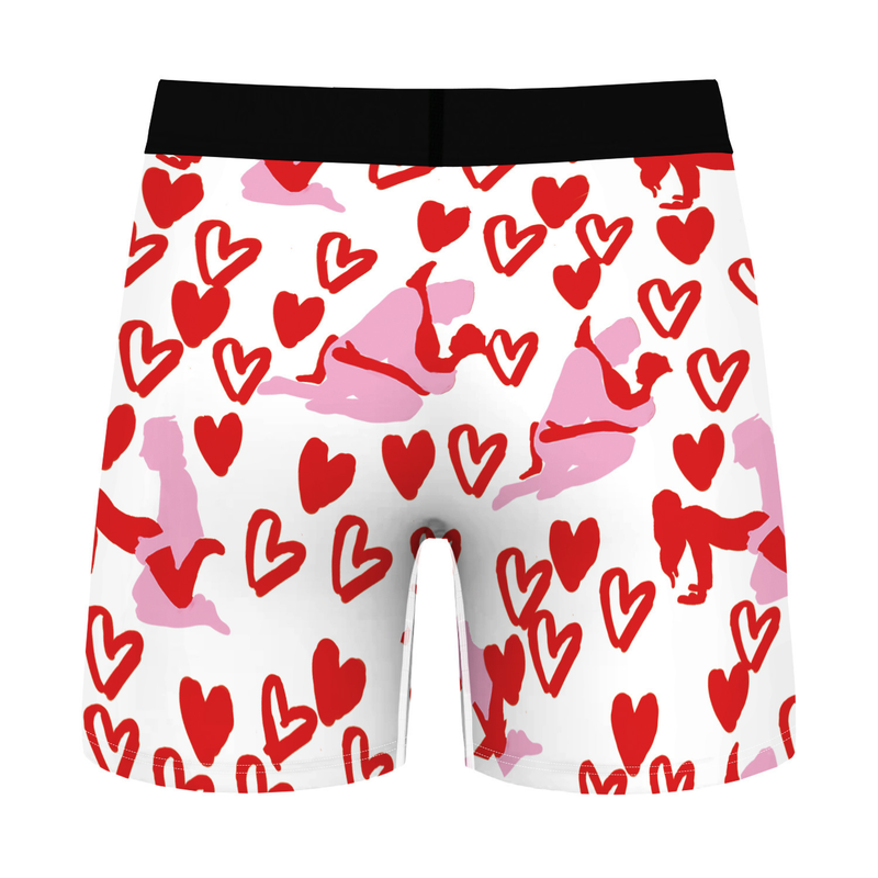 Neue Bite Finger Red Lip Digital gedruckte Herren-Sexy-Unterwäsche, bequeme und atmungsaktive flache Leggings_voghion.com