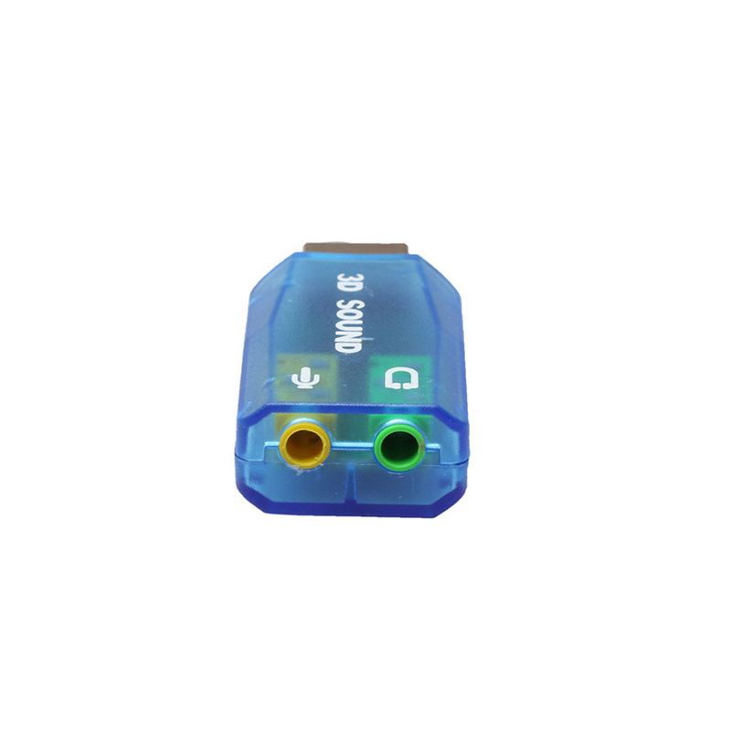 Audioadapter 3D-Soundkarte 5.1 USB auf 3,5-mm-Mikrofon-Kopfhöreranschluss Stereo-Headset 1 Stck._voghion.com
