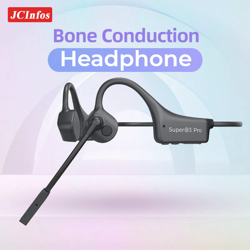 Bone Conduction Headphones Wireless Bluetooth Headset Gamer Headphone Fast Charging Work Earphone With Microphone_voghion.com
