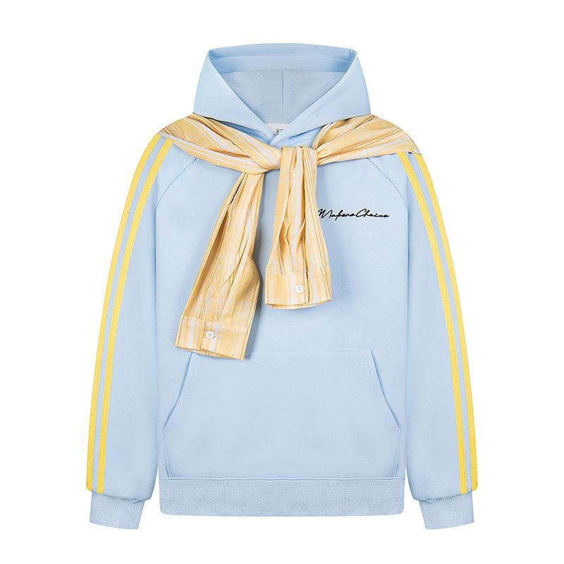 Felpa con cappuccio staccabile con ricamo a lettere americane, stile unisex, autunno 2025, stile ampio per coppia_voghion.com