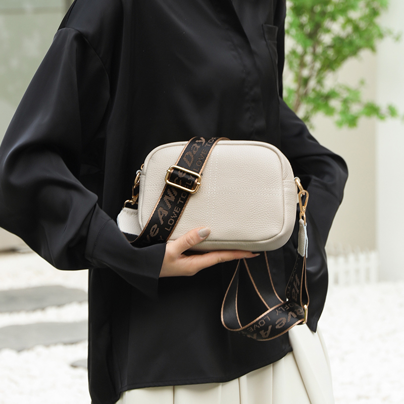 Sac à main en cuir véritable pour femmes, classique, mode, sac à bandoulière à larges bretelles, tendance Simple, fourre-tout en cuir de vache, 2023_voghion.com