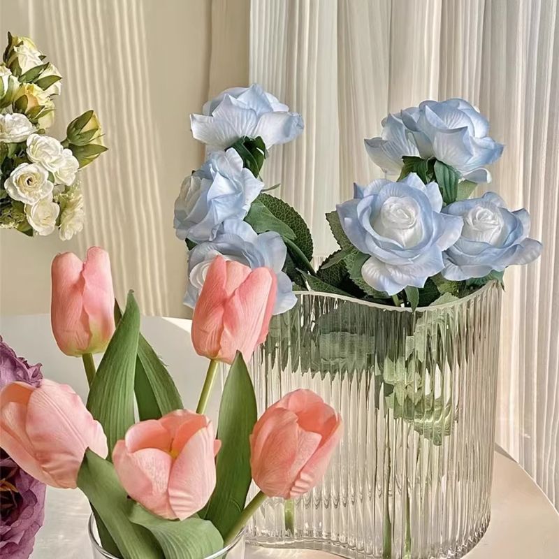 Hand Felt Rose Simulation Hand Held Bouquet Home Decoration Flower Arrangement Ornaments Artificial Flowers Simulated Flowers High End Sense Of Life_voghion.com