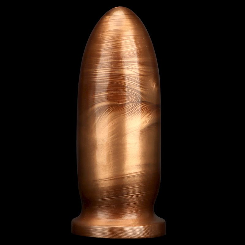 Plug anale oversize in PVC rigido da 20,5 * 7,3 cm, con dilatazione anale a forma di crisantemo, per uomini e donne_voghion.com