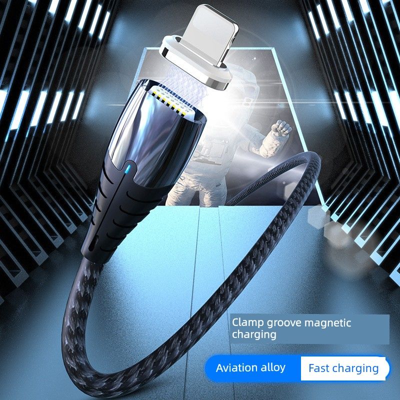 Unschlagbare Qualität iPhone Flash Charging Drei-in-Eins Android Magnetisches Datenkabel_voghion.com