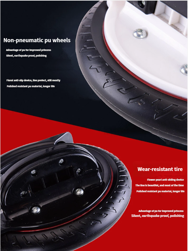 Pattini a rotelle Hot Wheels X12 senza gonfiaggio, silenziosi, in PU, con pista divisa, skateboard Hotwheel Commuter, monopattino_voghion.com