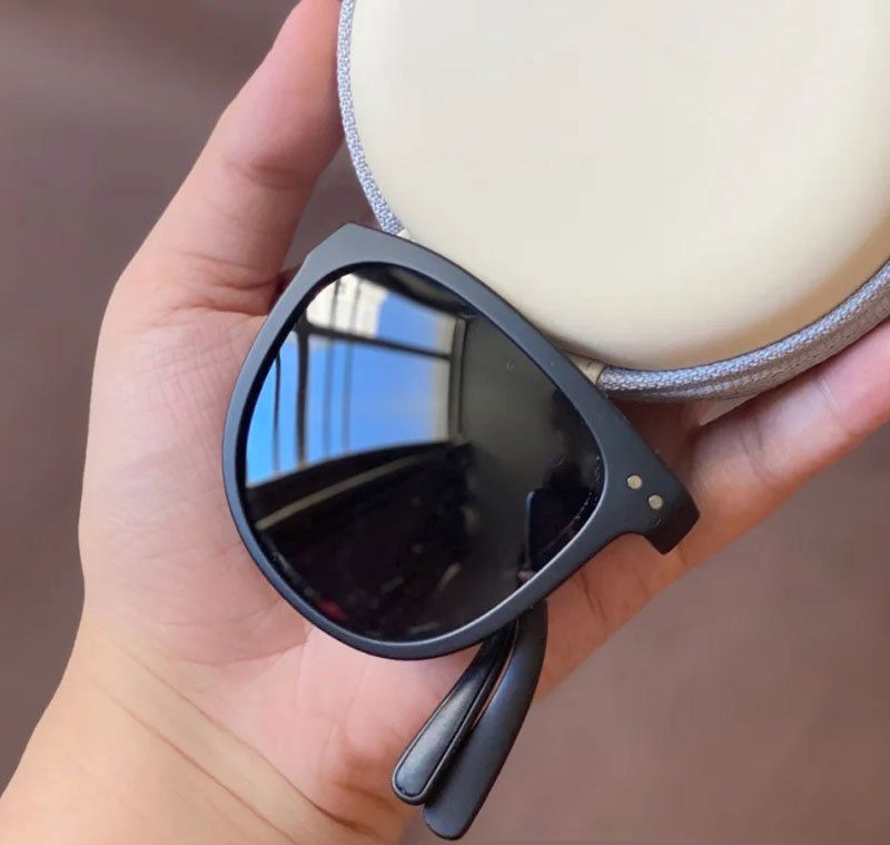 Lunettes de soleil carrées pour femmes et hommes, filet rouge, ombre sauvage, UV400, lunettes de soleil pliantes_voghion.com