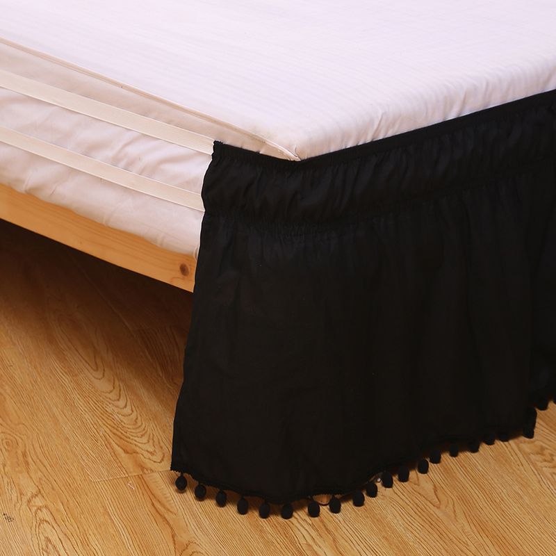 Gonna elastica per letto - Tinta unita con design antiscivolo (facile da installare, adatta a materassi da 20 a 40 cm, antipiega, Queen/King size)_voghion.com