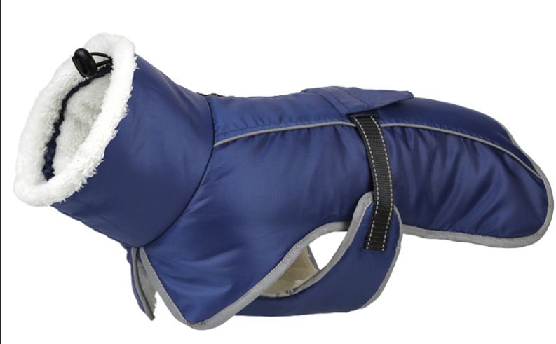 Ropa nueva de otoño e invierno, cálida, impermeable y resistente al frío, abrigo de algodón para mascotas, suministros para perros._voghion.com