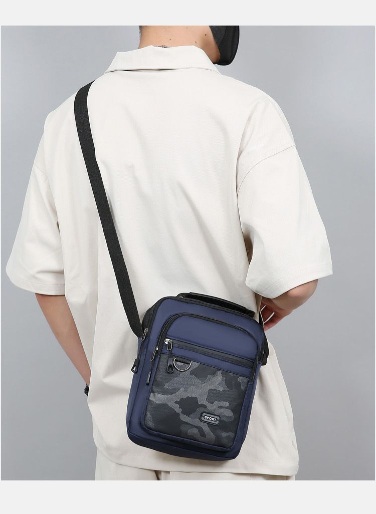 Multifunctionele heren crossbody verticale versie mobiele telefoon veelzijdig, draagbaar, modieus outdoor kleine schoudertas_voghion.com
