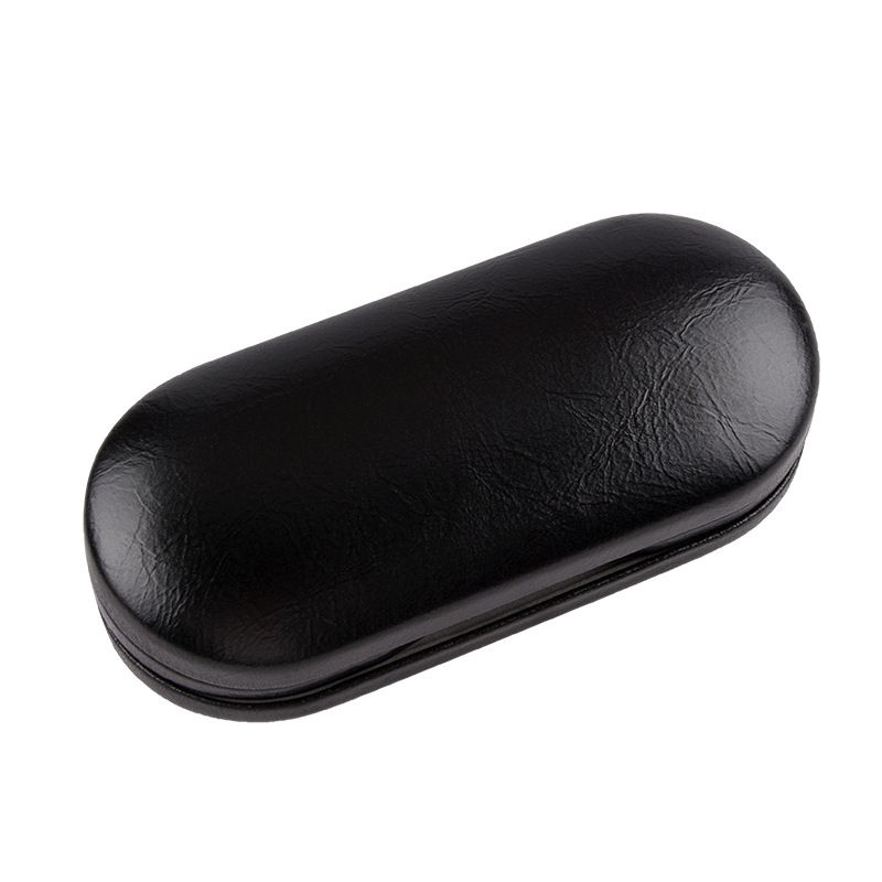 Unisex Wood grain double box contact lens companion box set Frame mirror box Double box dual purpose storage glasses case_voghion.com