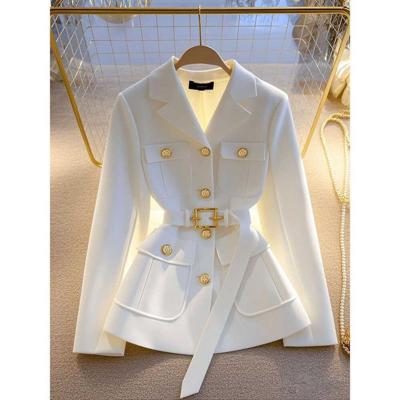 Women's Clothing early autumn unique and good looking professional temperament lady suit top_voghion.com