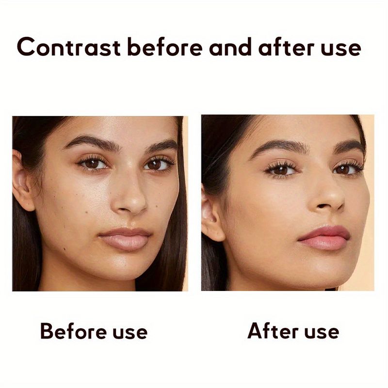 Puder-Concealer, Konturpuder, Ölkontrolle, Feuchtigkeitsspendend, Fixierpuder, Wasserfester und schweißfester loser Puder, Tüll-matte flüssige Grundierung_voghion.com