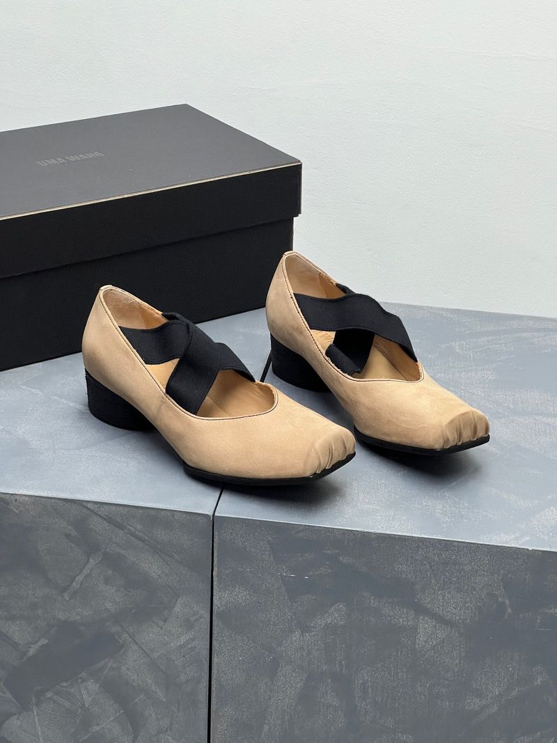 <Top Version>Handmade Old Washed Cowhide Mary Jane Ballet Shoes Women's Pig Nose Genuine Leather, Follow Up_voghion.com