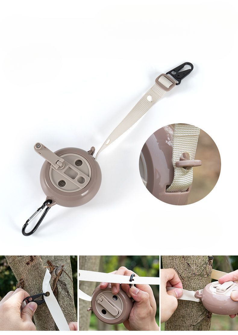 Reise Tragbare Nicht-Slip Gurtband Wäscheleine Business Reise Hotel Versenkbare Zubehör Outdoor Camping Zelt Seil_voghion.com