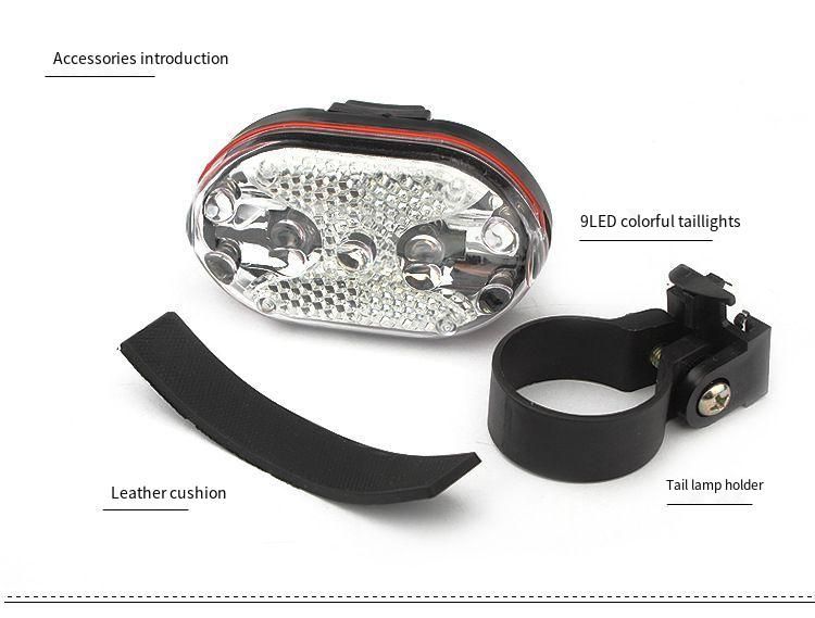 Fahrrad-LED-Warnung Umgebungslaser Mehrfarbig wählbar Straße Mountainbike Nachtfahrt Rücklicht_voghion.com