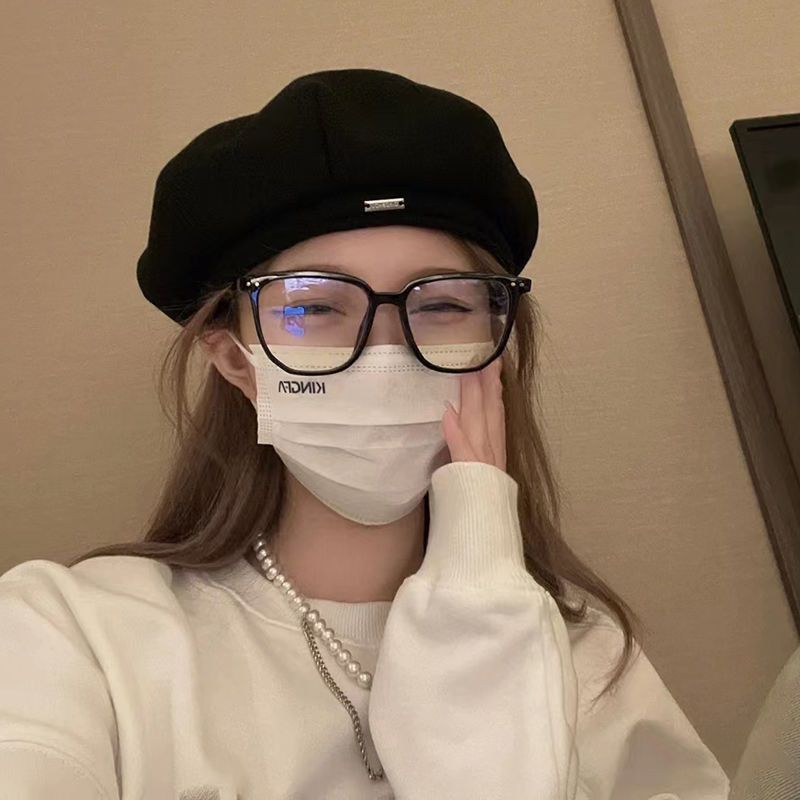 Women's 2025 Summer New Artist Girl Thin Face Octagonal Ins Internet Celebrities Big Head Scarf Hat_voghion.com