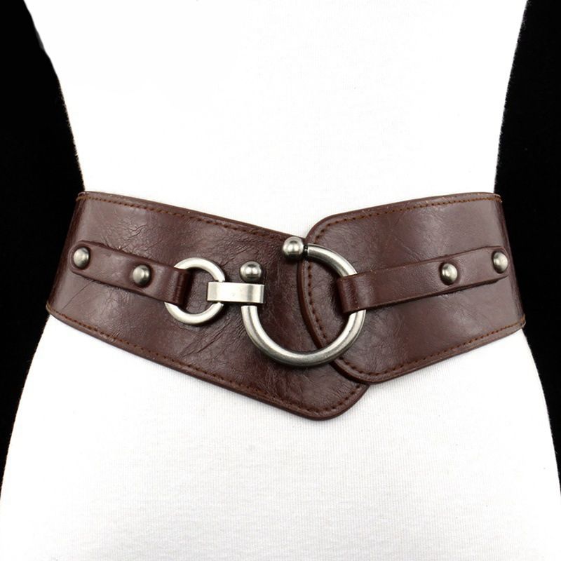 HOT Women's Thick Stretchy Elastic Waistband Fashion with Coat Sweater Belt_voghion.com