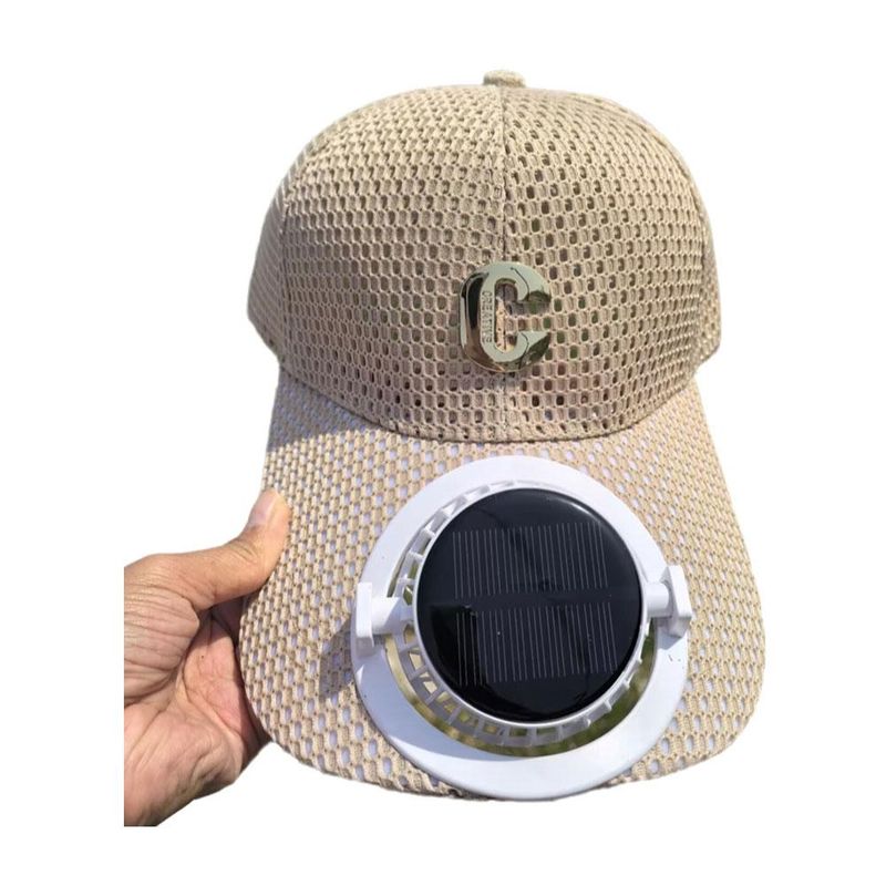Rechargeable Fan Cap - Solar Powered Baseball Hat_voghion.com