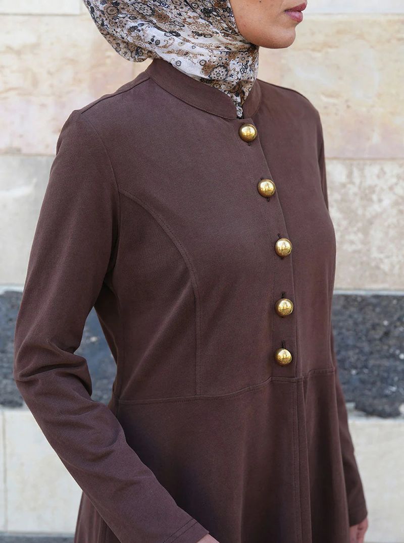 Women's Clothing Women's Cardigan Small Stand Collar Large Swing Dress Origin Source_voghion.com