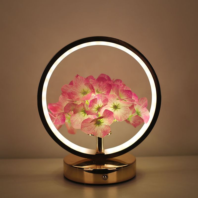 Neu Runde schreibtisch simulierte bestickte ball blume, kleine nachtlicht, nacht lampe, dekorative ornament,_voghion.com