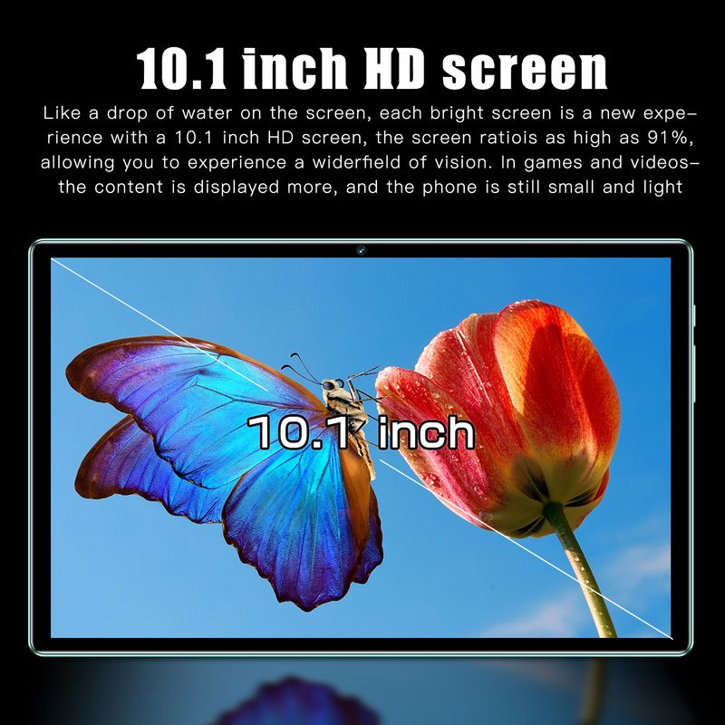 2024 Neues Tablet 12 GB + 512 GB 10,1 Zoll Android Smart WiFi Bluetooth GPS Büro Gaming Dual in einem_voghion.com