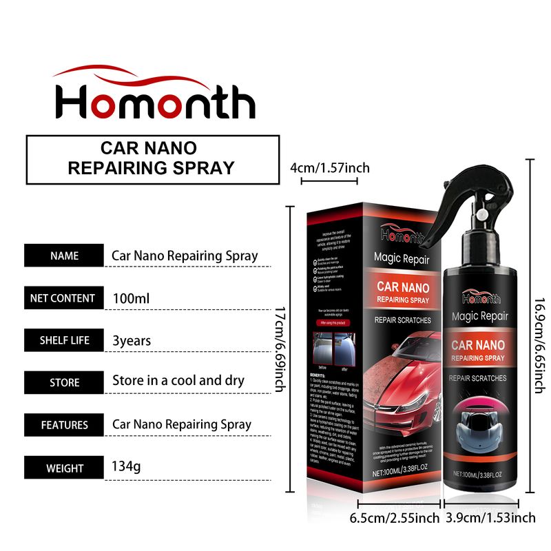 Homonth Automotive Coating Agent, Varnish Waxing Antifouling Brightening Automotive Paint Coating Crystal Plating Agent For The Whole Vehicle_voghion.com