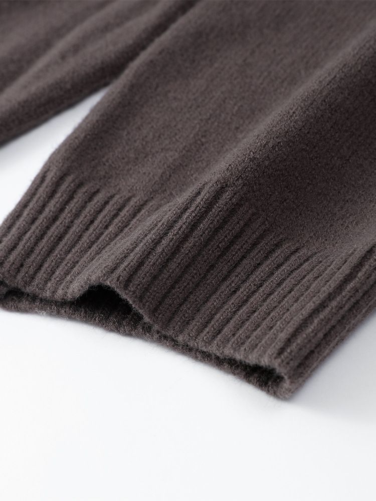 Women's Clothing Oversized Long-Sleeve Knit Sweater – Versatile Polyester Pullover For Effortless Office & Casual Style_voghion.com