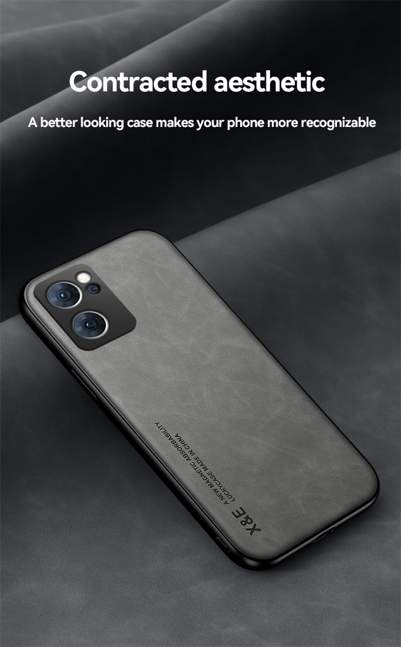Luxury Retro Leather Case For OPPO Reno 7 6 Pro 5 Lite 6Z 7Z 3 2 2Z Realme GT Master XT X50 C17 Soft Silicone Frame Phon_voghion.com