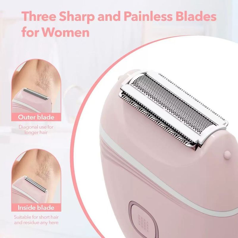 Epilator New Electric Women's Shaver Rechargeable Model Private Body Underarm Rechargeable Shaver Leg Epilator_voghion.com