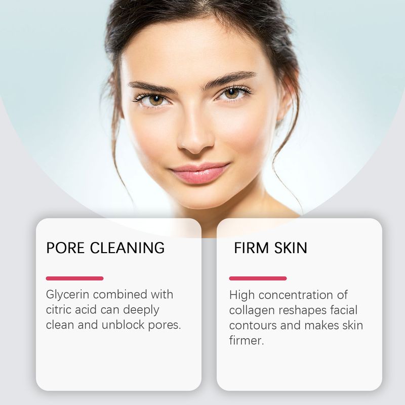 Kollagen tårmask, återfuktande, återfuktande, exfolierande hud, mild hudvård_voghion.com