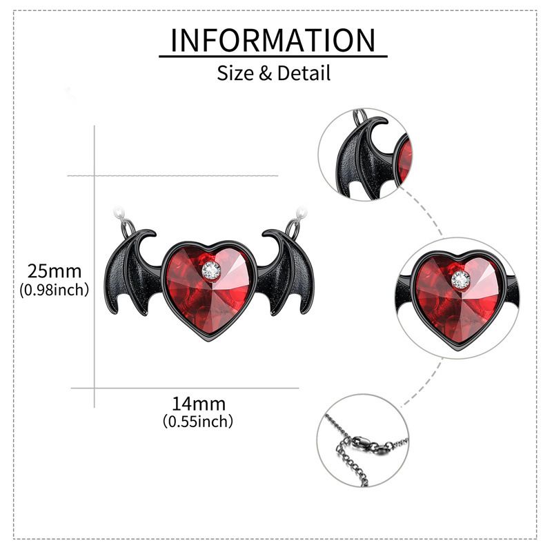 Neue persönliche Halloween-Halskette, vielseitiger, kreativer Gothic-Totenkopf-Fledermaus-Anhänger, Schlüsselbeinkette, Halloween-Geschenk_voghion.com