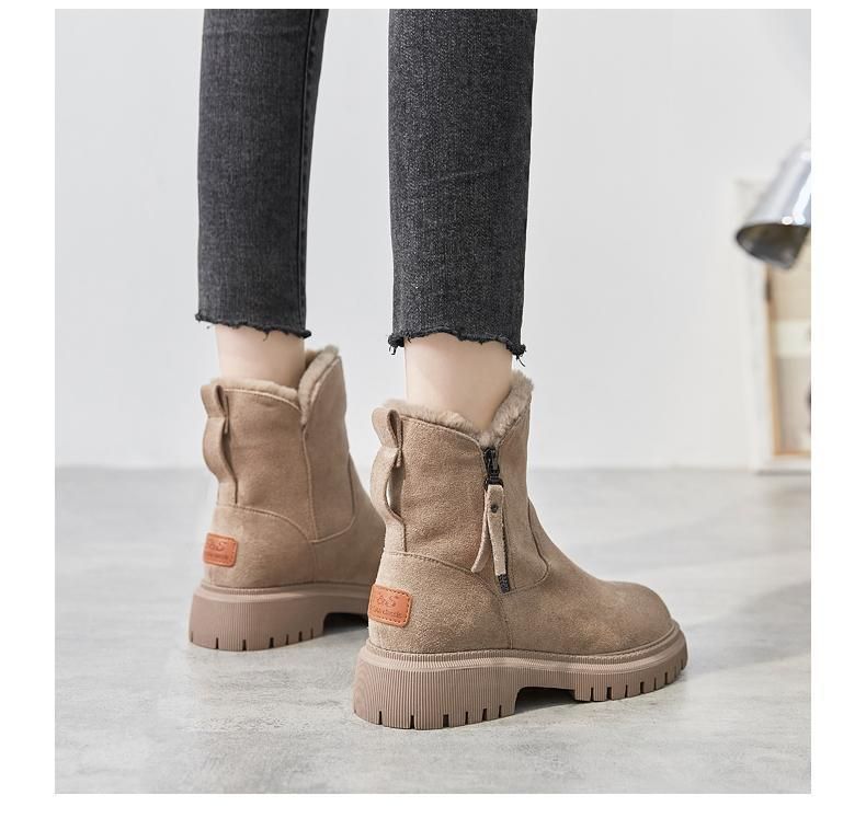 Women's Shoes Snow Boots Winter Fleece-lined Women's Shoes Warm Boots Thick Cotton Shoes Women's Boots_voghion.com