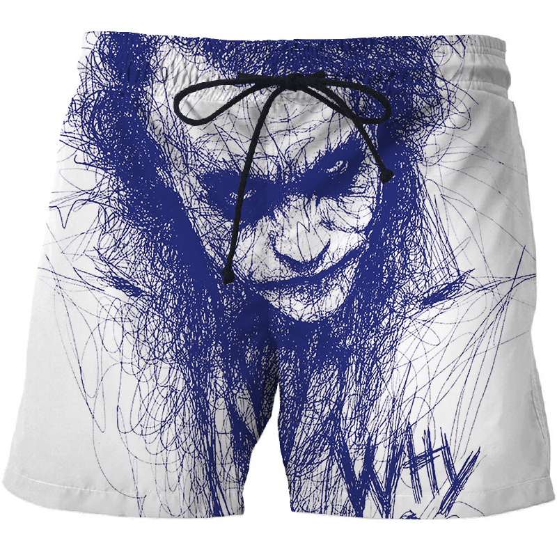 2023 Novos shorts de praia masculinos de verão calções esportivos de natação impressos em 3D aumentam a moda_voghion.com