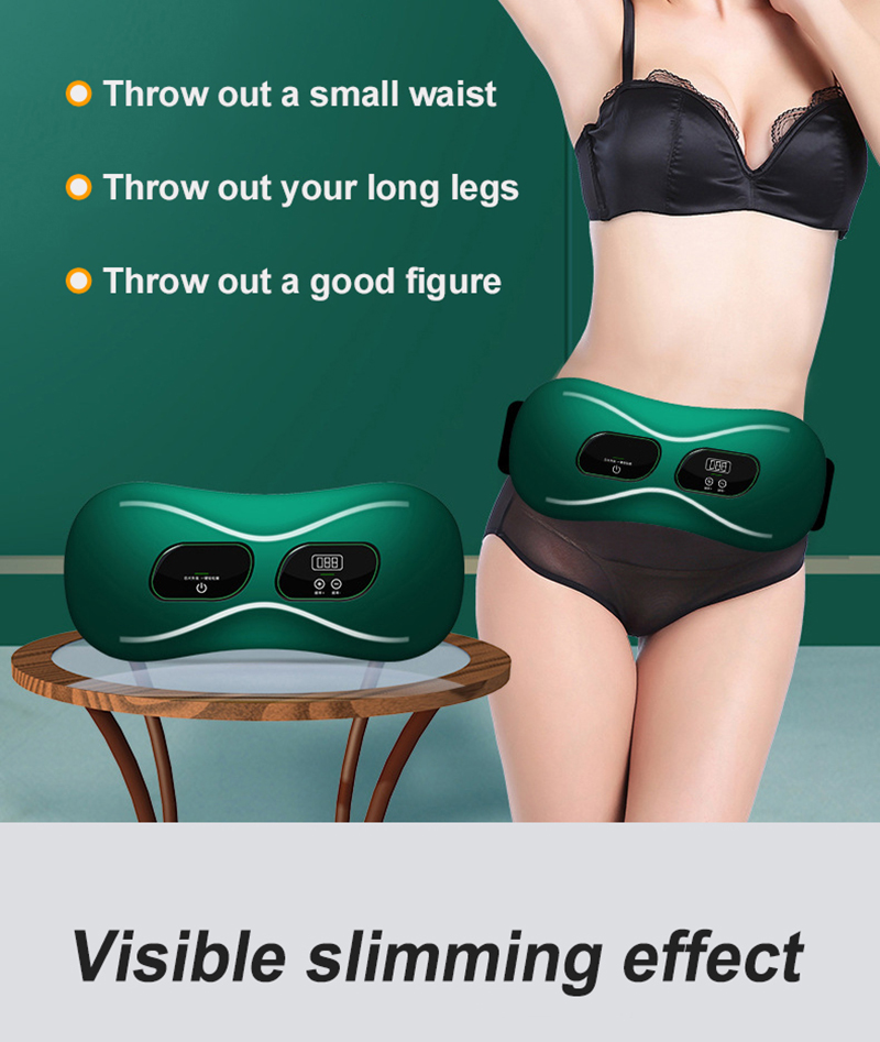 Cintura dimagrante elettrica EMS, vibrazione a impulsi, addominali, cellulite, brucia grassi, pancia, schiena, massaggio, bellezza e salute_voghion.com