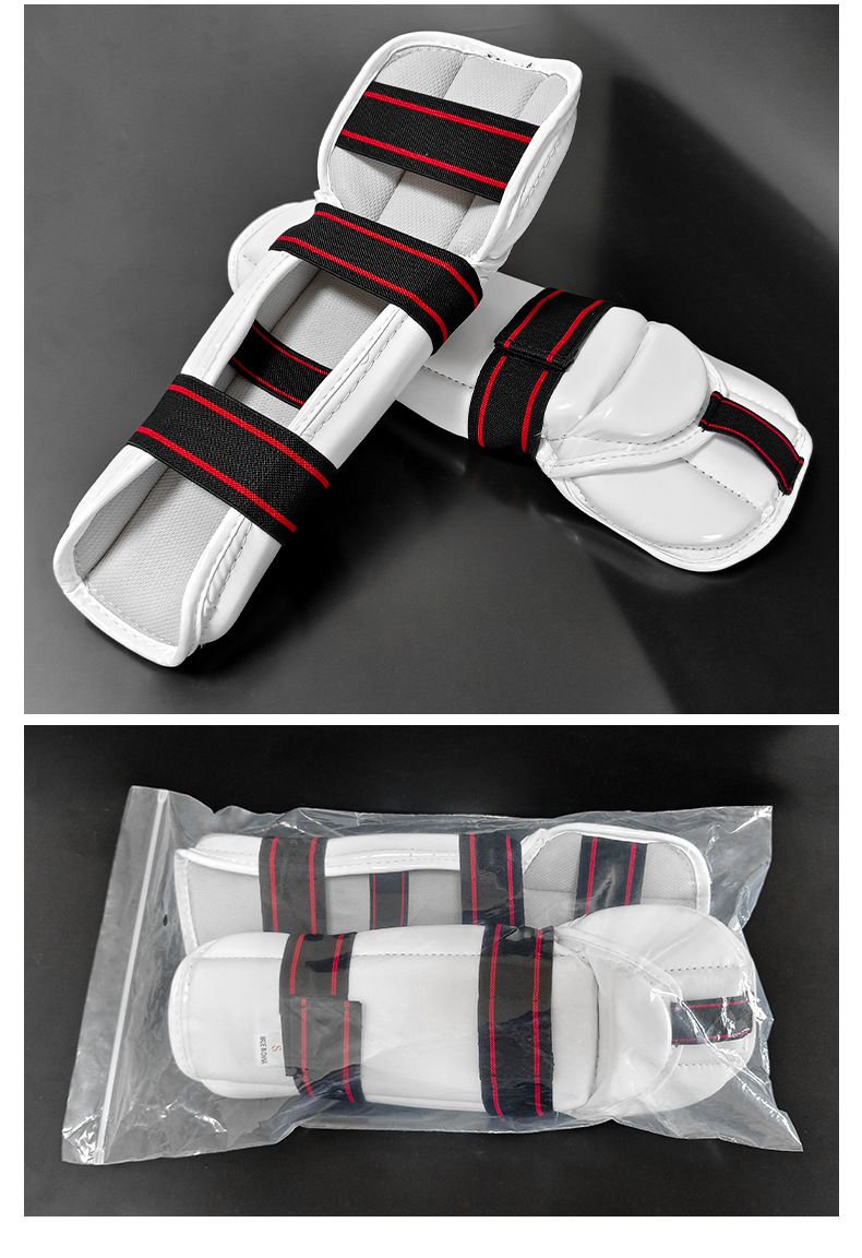 Protectores de codo y brazo profesionales para artes marciales, para niños y adultos: equipo de protección reforzado de PU+EVA para taekwondo, boxeo y sparring._voghion.com