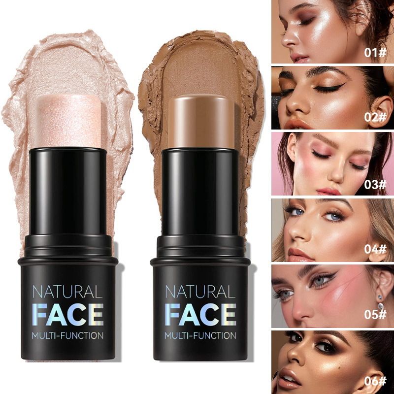 Maquillaje 3D iluminador, colorete, contorno y barra_voghion.com