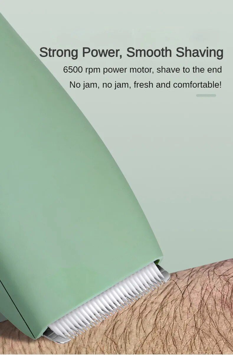 Körperhaarrasierer für Männer, Hodentrimmer für die Leistengegend, Schamhaar, austauschbare Keramikklinge, Groomer, elektrischer Rasierer, wasserdicht, IPX-7_voghion.com