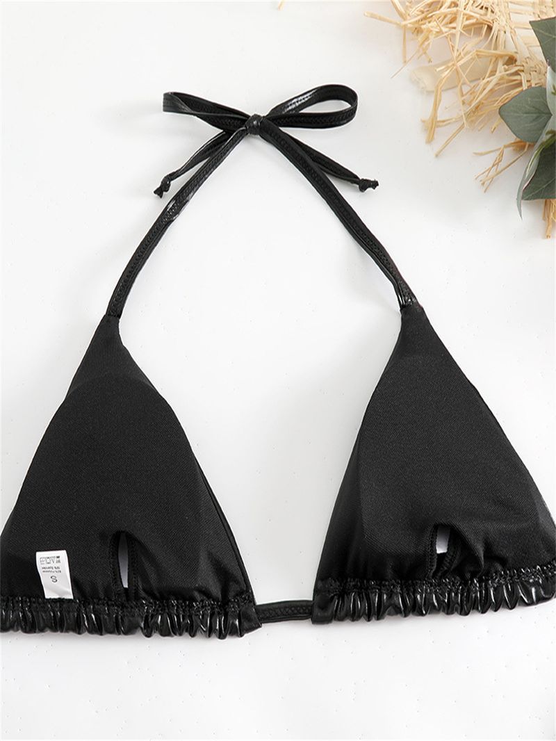 Traje de baño de moda para mujer, bikini dividido con estampado en caliente multicolor_voghion.com