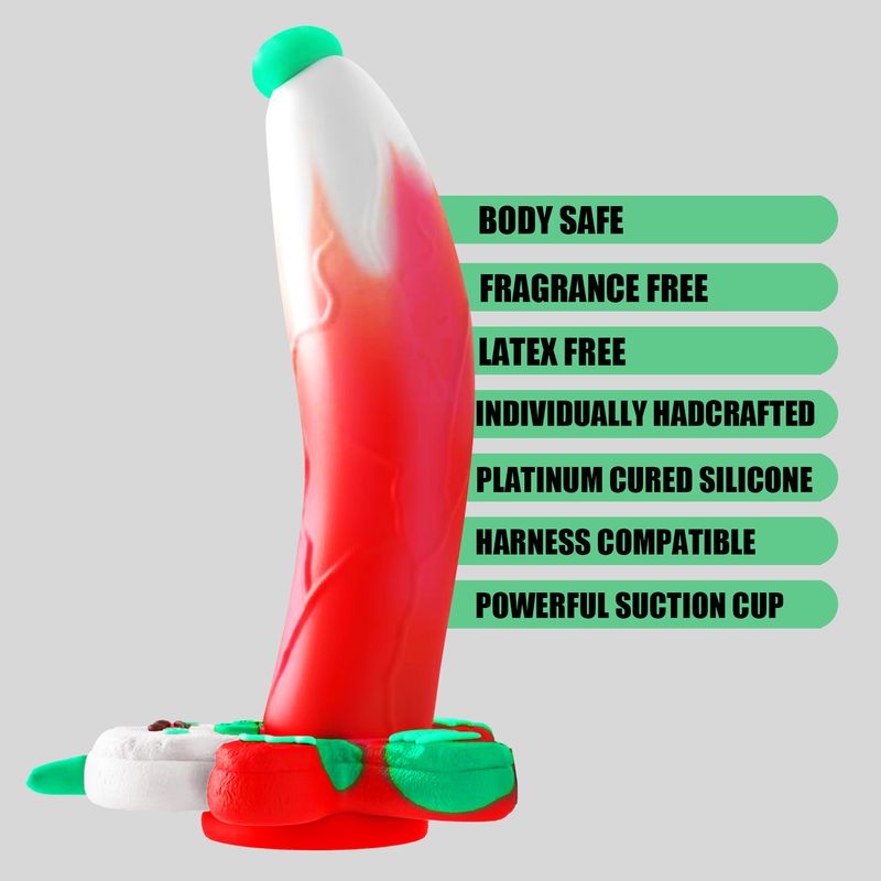 Dildo in silicone gelatinoso realistico enorme per donne, massaggiatori carini, morbidi cristalli arcobaleno, personalizzati all'ingrosso, giocattoli sessuali per donne, Anali femminili_voghion.com