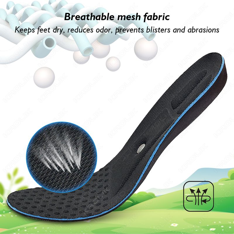 2-5cm Height Increase Insoles Magnet Templates Insole For Feet Arch Support Heighten Orthopedic Shoes Sole Pad Unisex_voghion.com